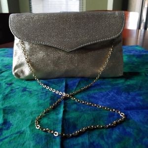 Glittery Gold Clutch HandBag